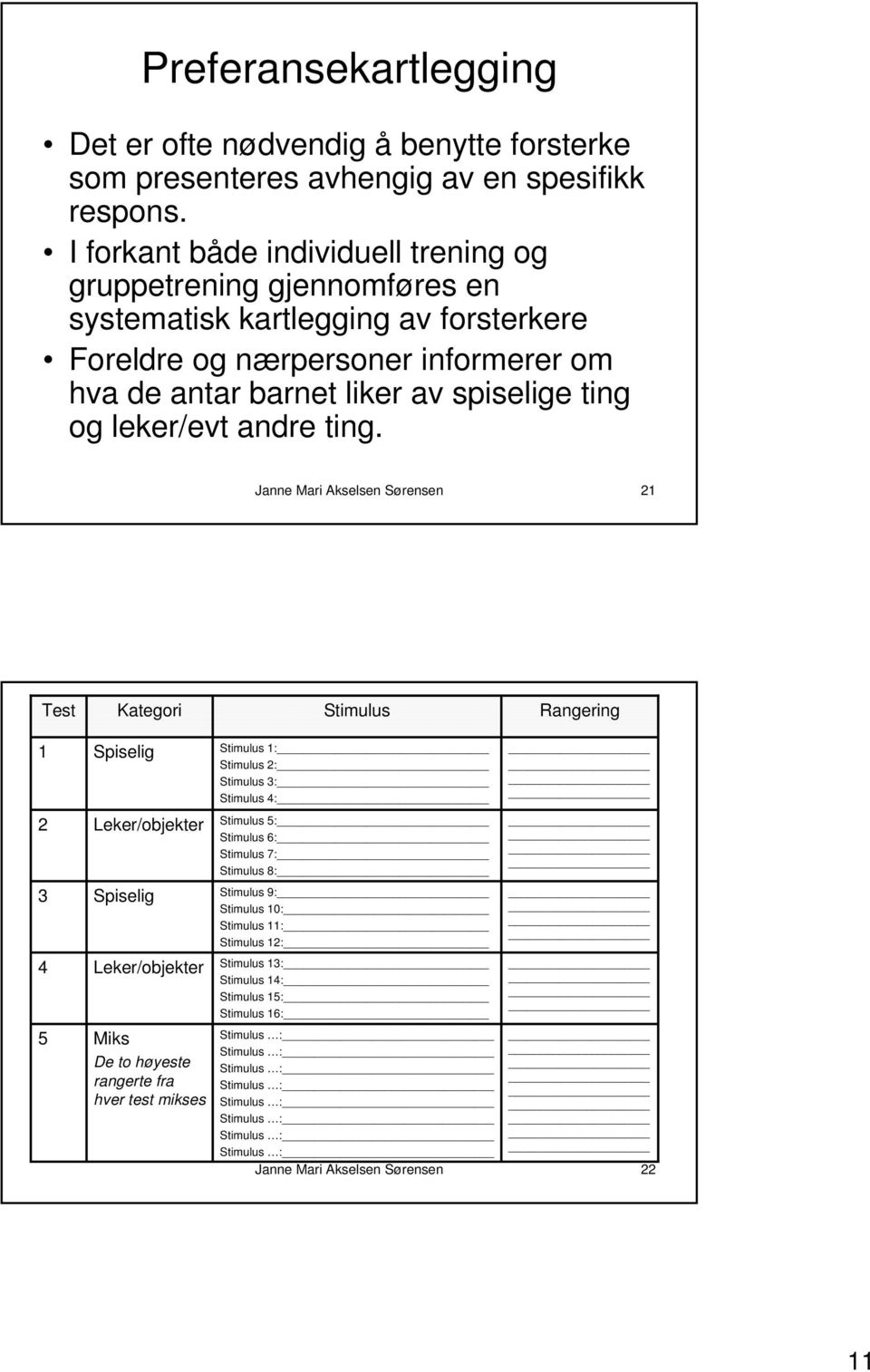 leker/evt andre ting.