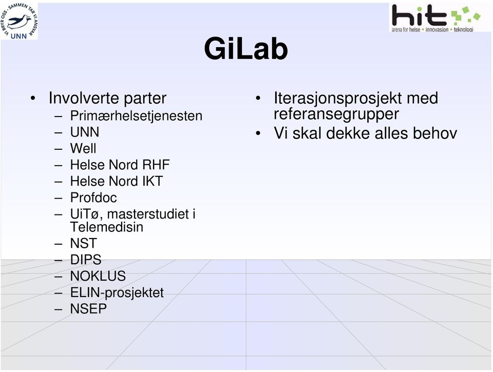 masterstudiet i Telemedisin NST DIPS NOKLUS