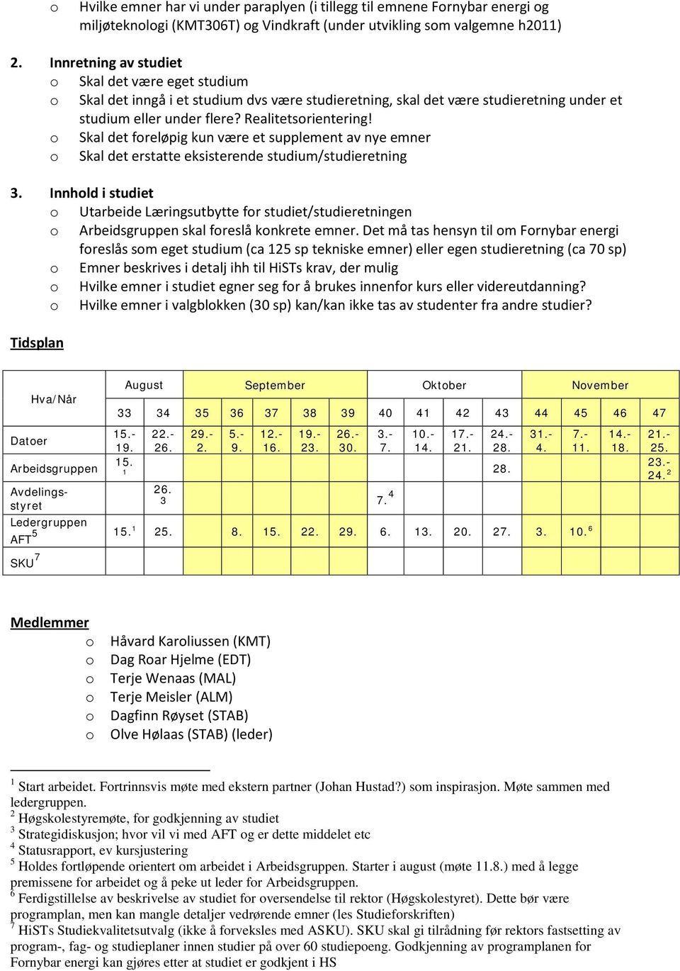 Skal det freløpig kun være et supplement av nye emner Skal det erstatte eksisterende studium/studieretning 3.