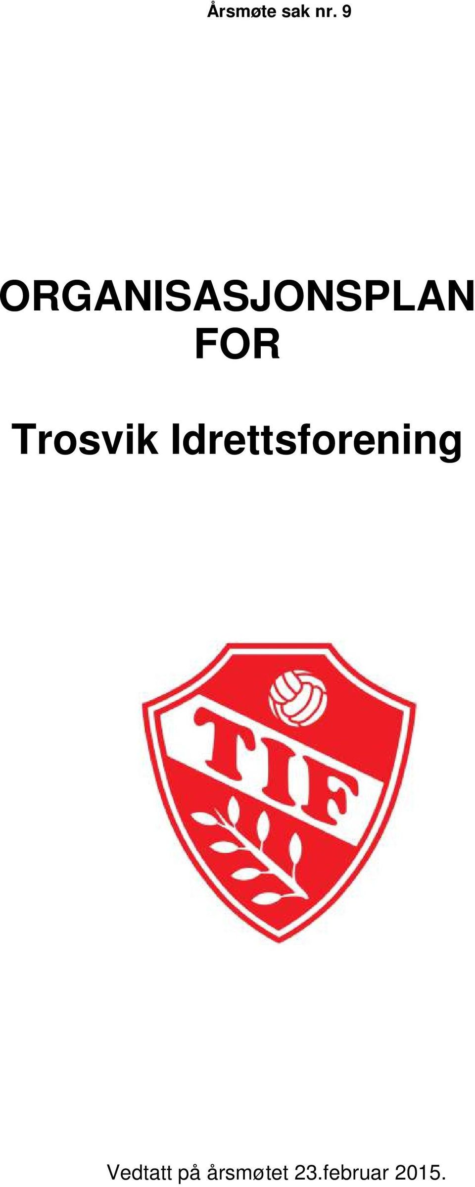 Trosvik Idrettsforening