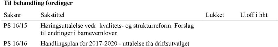 kvalitets- og strukturreform.