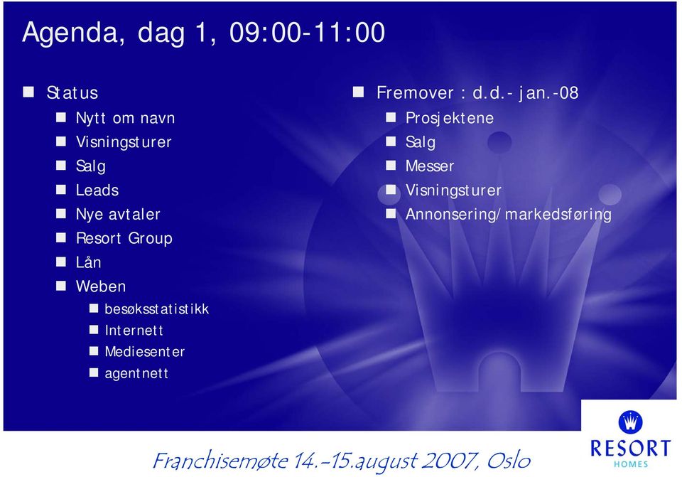 besøksstatistikk Internett Mediesenter agentnett Fremover :