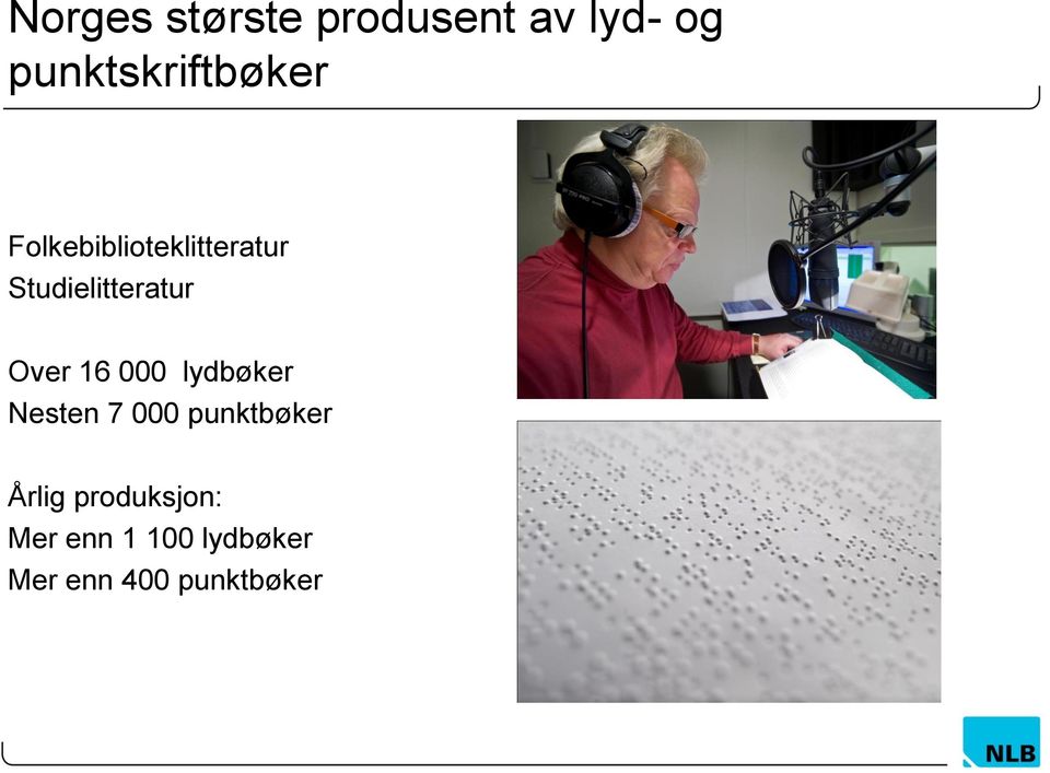 Studielitteratur Over 16 000 lydbøker Nesten 7 000