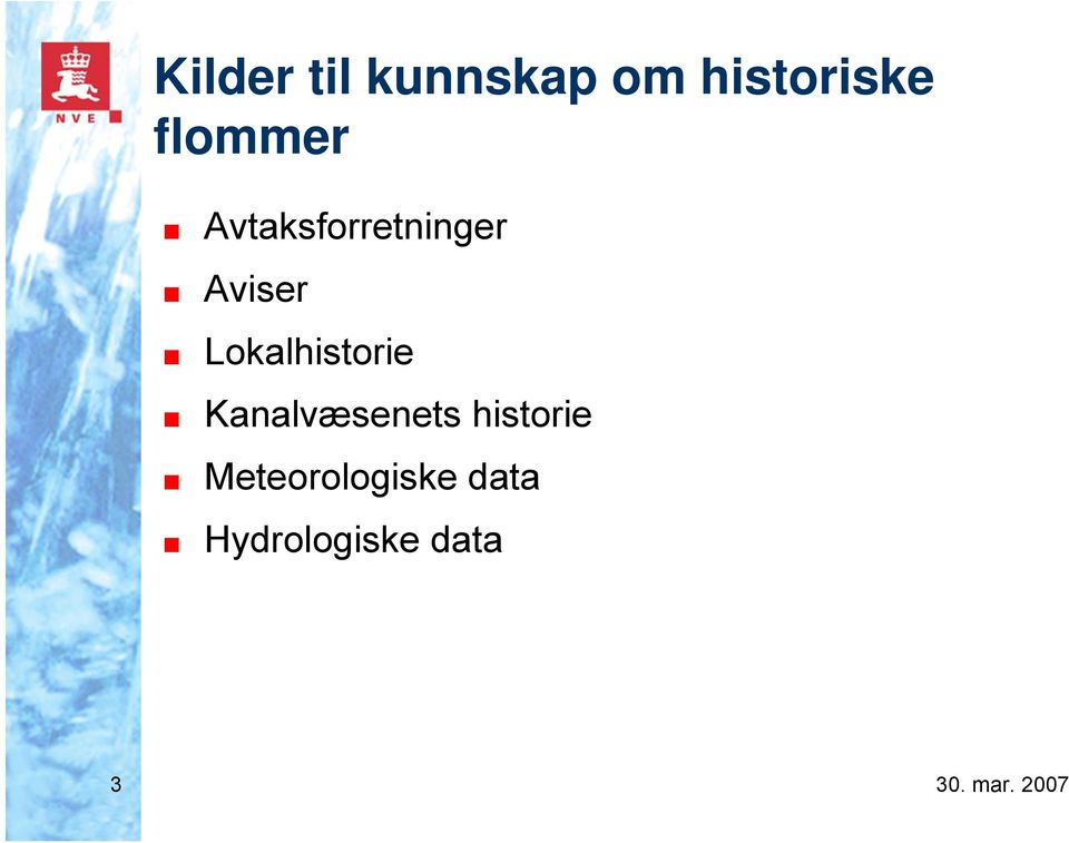 Lokalhistorie Kanalvæsenets