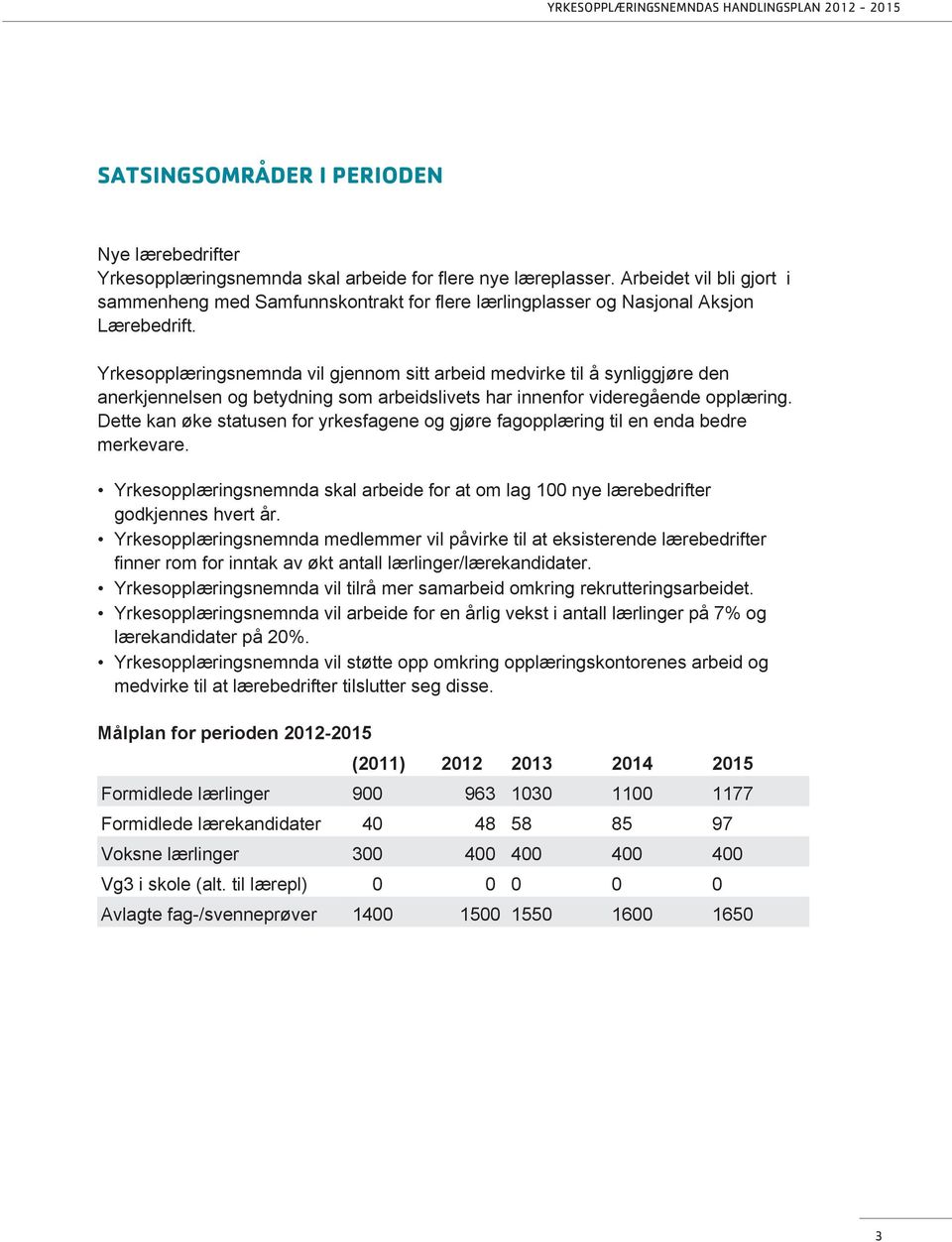 Yrkesopplæringsnemnda vil gjennom sitt arbeid medvirke til å synliggjøre den anerkjennelsen og betydning som arbeidslivets har innenfor videregående opplæring.