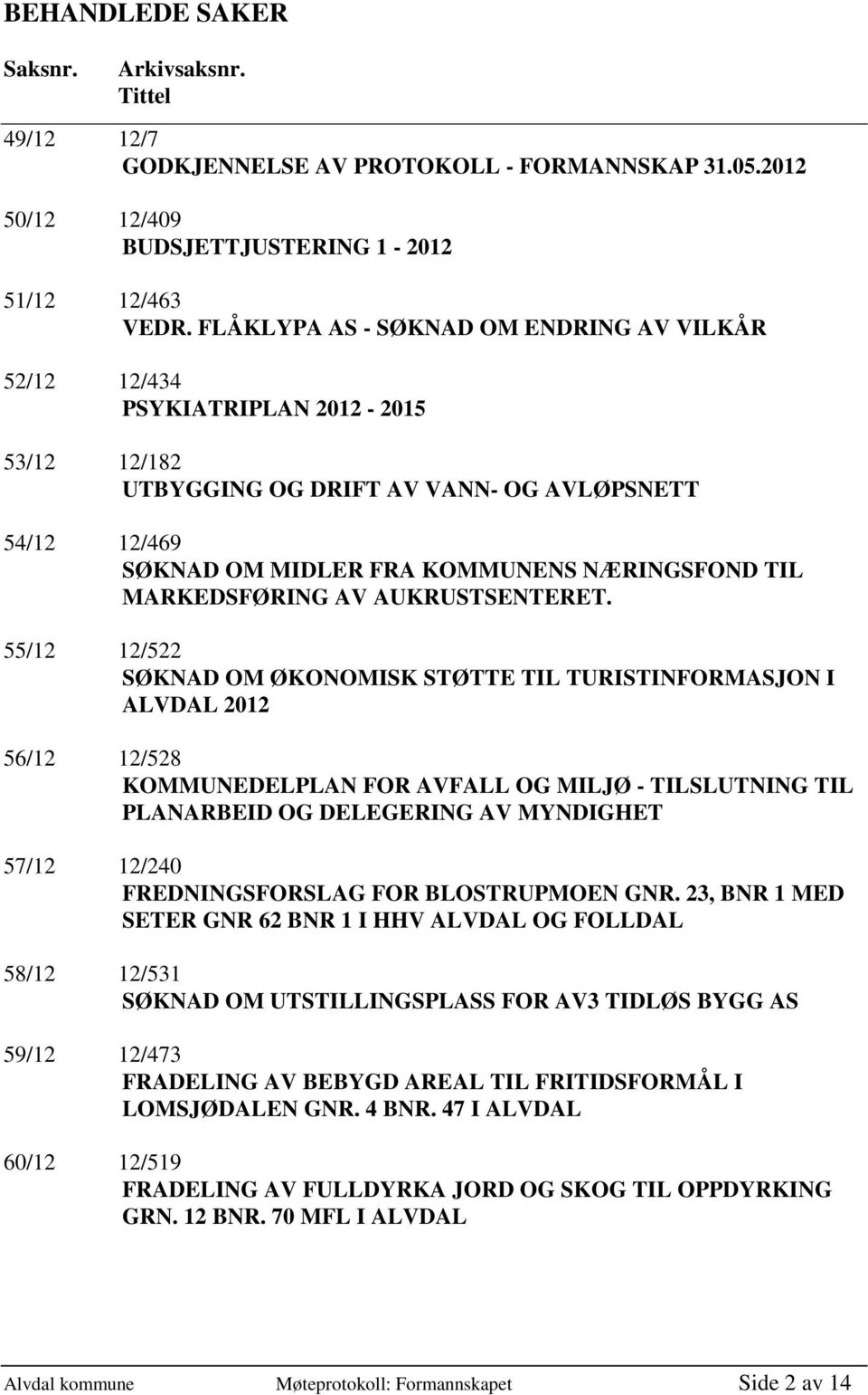 MARKEDSFØRING AV AUKRUSTSENTERET.