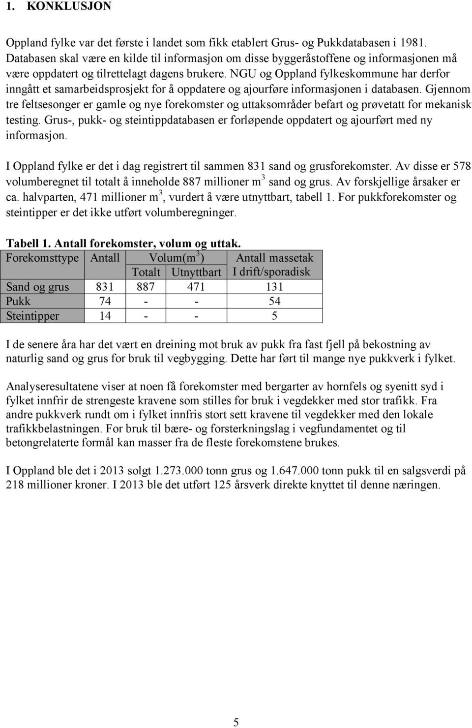 NGU og Oppland fylkeskommune har derfor inngått et samarbeidsprosjekt for å oppdatere og ajourføre informasjonen i databasen.