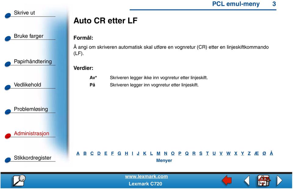 linjeskiftkommando (LF).