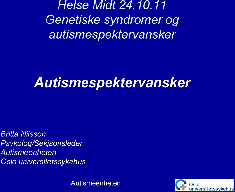 autismespektervansker