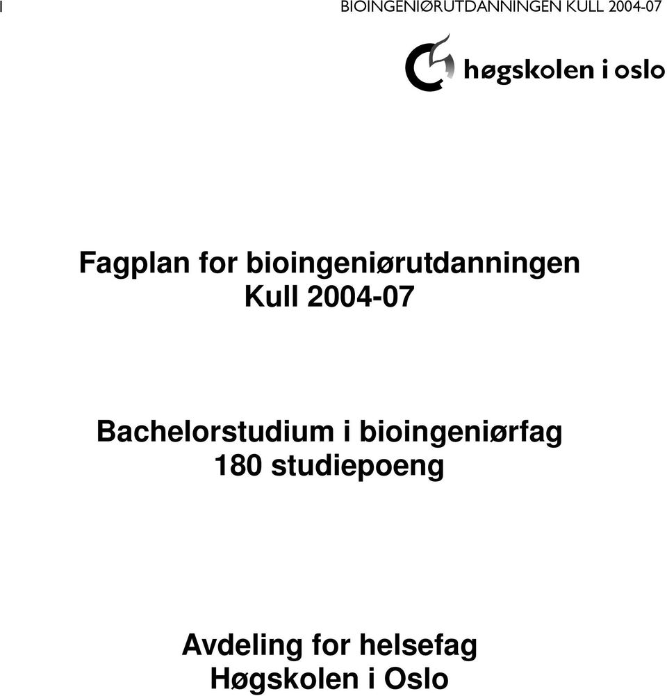 2004-07 Bachelorstudium i