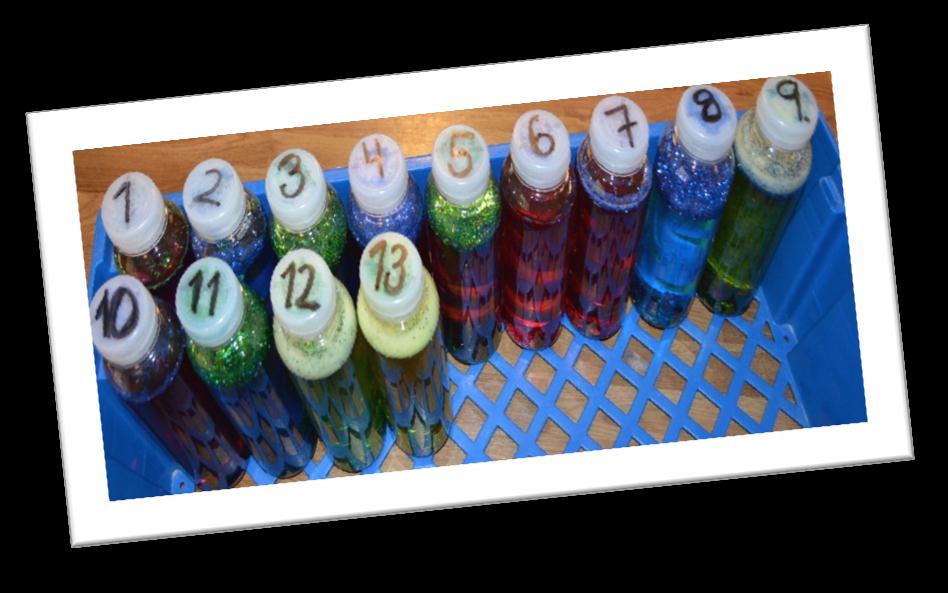 Steingruppa har laget telleflasker Barn er tidlig opptatt av tall og telling, og barnehagen skal
