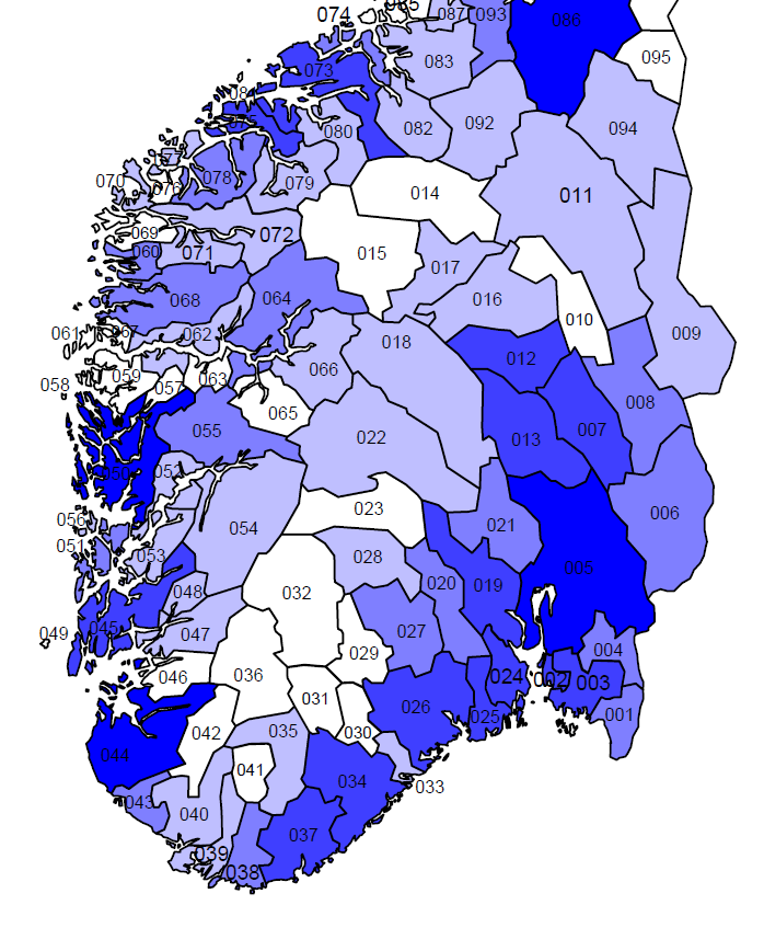 Inndeling i «arbeid-, bolig- og serviceregioner» Haugalandet i stor grad integrert ABS-region Økende samarbeid Sauda/Suldal.