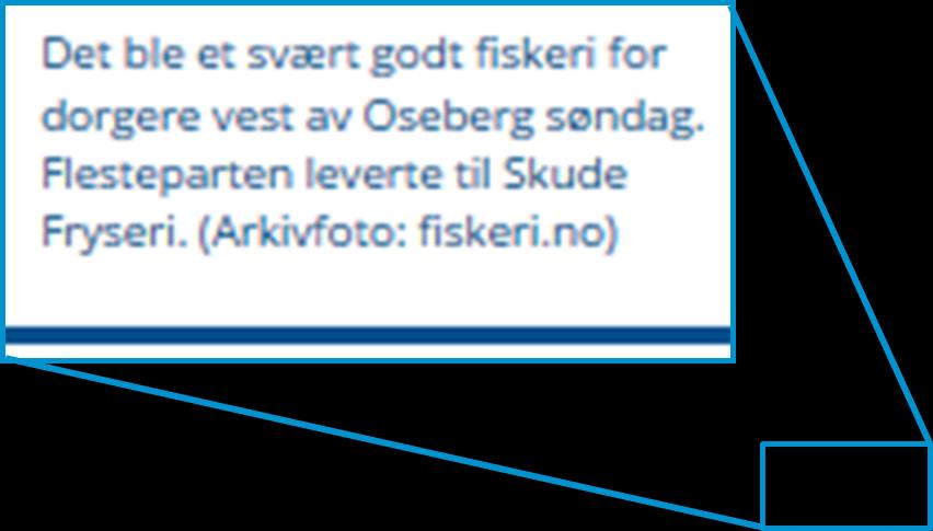 Litt logikk om skremmeavstand Mangel på fisk skyldes en av flere mulige