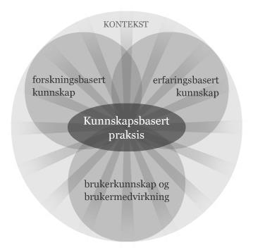 Kunnskapsbasert praksis (KBP) er: Å utøve KBP er å ta faglige avgjørelser basert på systematisk innhentet forskningsbasert