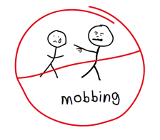 FOREBYGGING MOT MOBBING Definisjon «Mobbing er fysiske eller sosiale negative handlinger som utføres gjentatte ganger over tid av én person eller flere sammen, og som rettes mot en som ikke kan