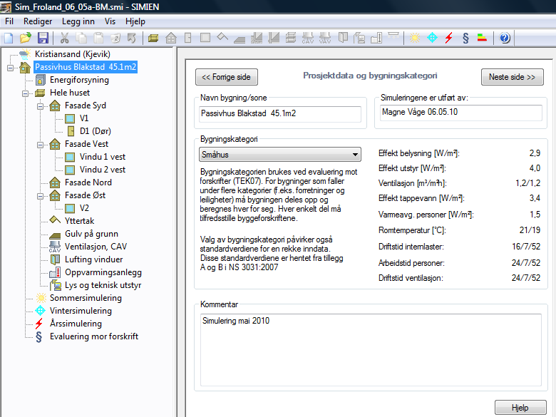 Inndata i Simien 12.02.