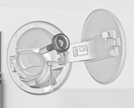 Skru den ønskede adapteren fast for hånd på påfyllingstrakten. ACME-adapter: Skru mutteren til påfyllingsmunnstykket på adapteren. Trykk ned låsehendelen på påfyllingsmunnstykket.