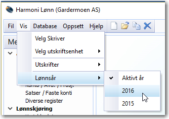 Nyheter og viktige funksjoner På de neste sidene viser vi noen viktige nyheter i Harmoni: Mulighet til å korrigere data på tidligere år Bilgodtgjørelse statens satser Nyhet under variable data Lønn