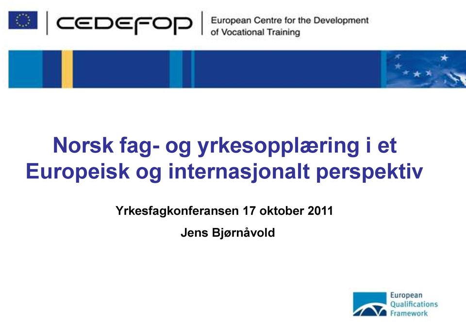 perspektiv Yrkesfagkonferansen