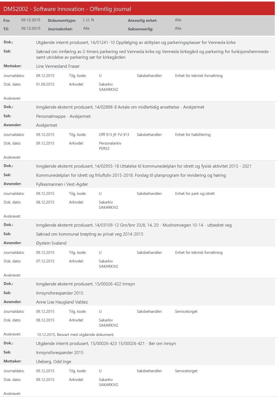 2015 Inngående eksternt produsert, 14/02898-8 Avtale om midlertidig ansettelse - Personalmappe - Journaldato: Tilg.