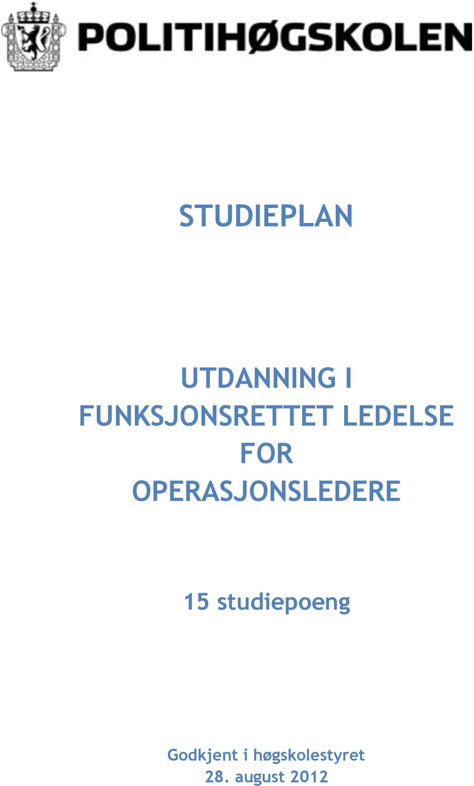 OPERASJONSLEDERE 15