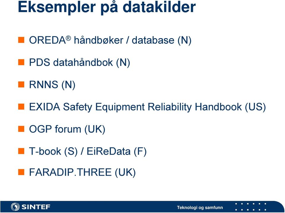Safety Equipment Reliability Handbook (US) OGP