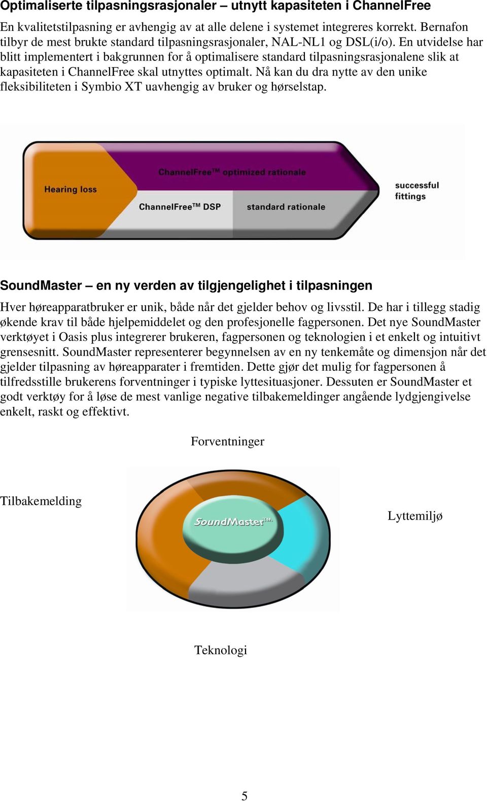 En utvidelse har blitt implementert i bakgrunnen for å optimalisere standard tilpasningsrasjonalene slik at kapasiteten i ChannelFree skal utnyttes optimalt.