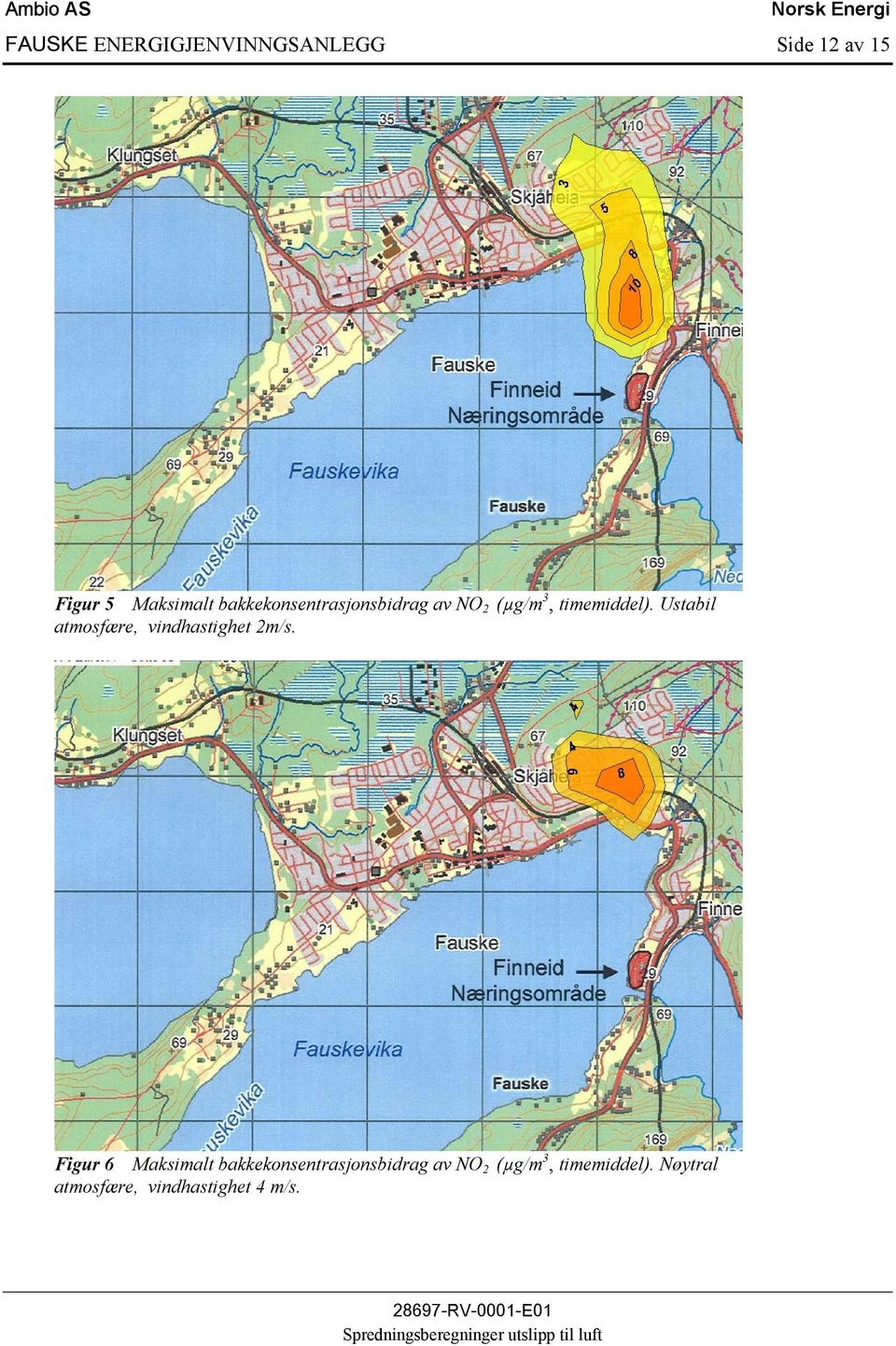 Ustabil atmosfære, vindhastighet 2m/s.