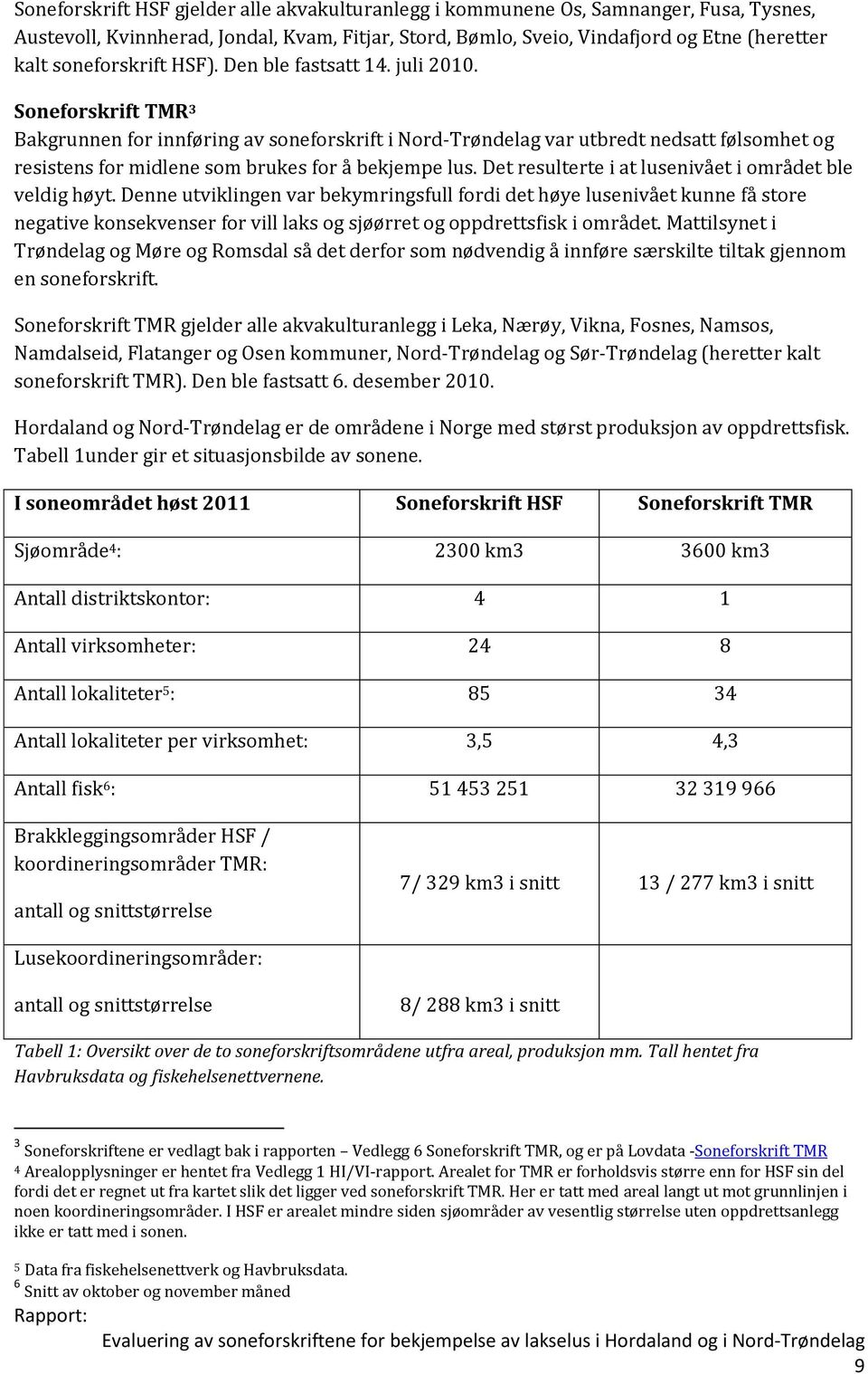 Soneforskrift TMR 3 Bakgrunnen for innføring av soneforskrift i Nord-Trøndelag var utbredt nedsatt følsomhet og resistens for midlene som brukes for å bekjempe lus.