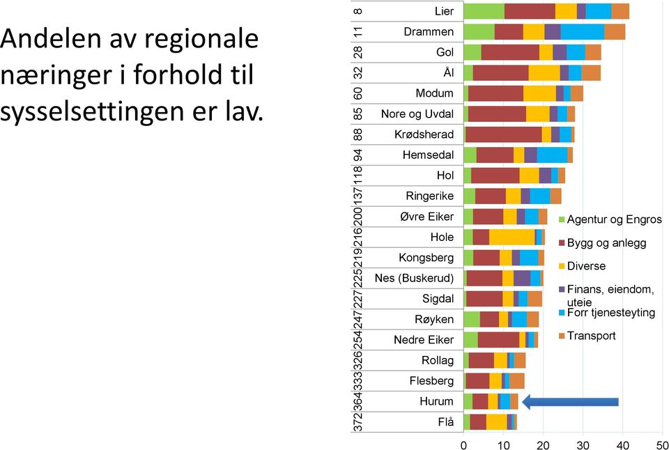 Lier Drammen Gol Ål Modum Nore og Uvdal Krødsherad Hemsedal Hol Ringerike Øvre Eiker Hole Kongsberg Nes