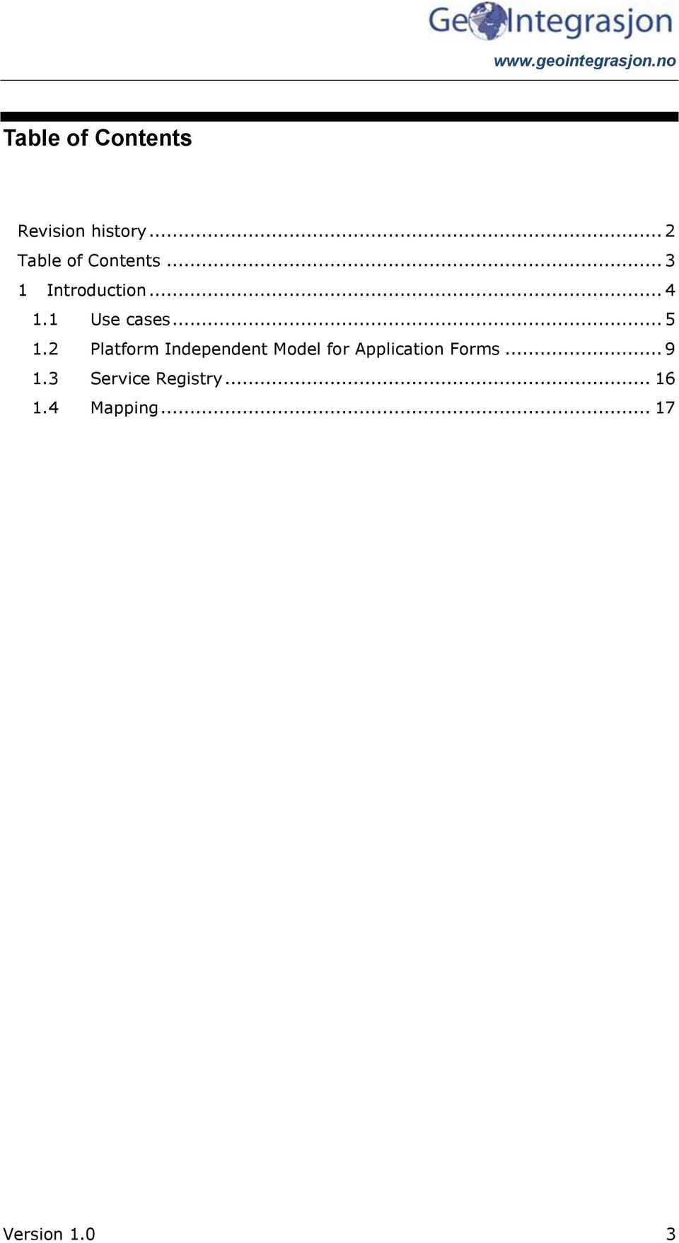 1 Use cases... 5 1.