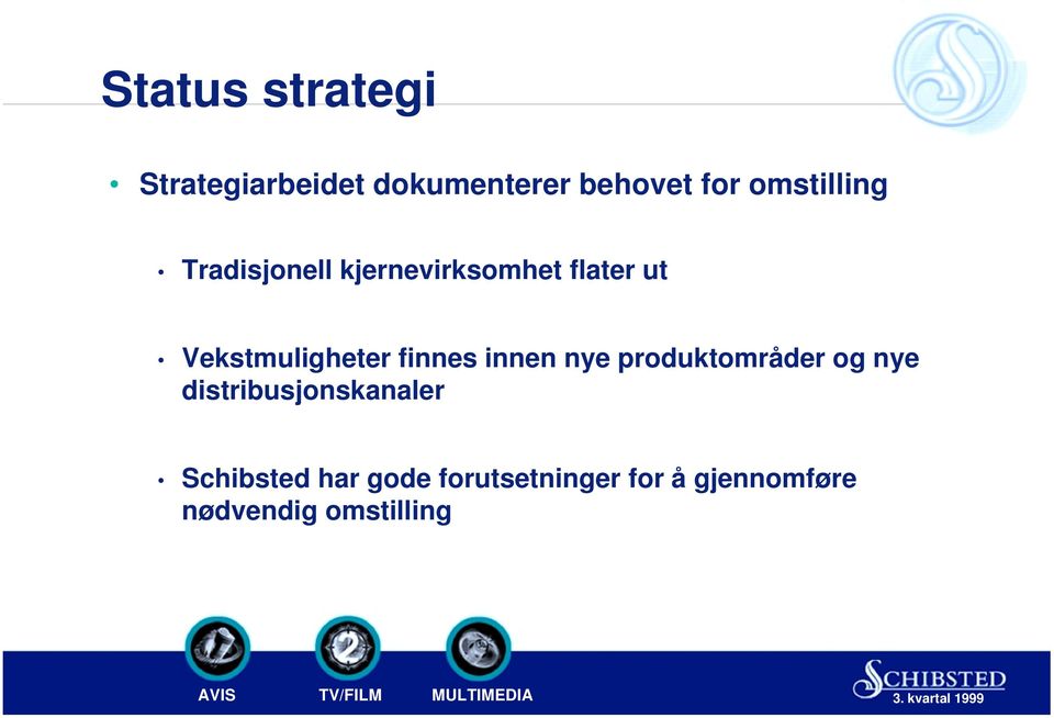 Vekstmuligheter finnes innen nye produktområder og nye