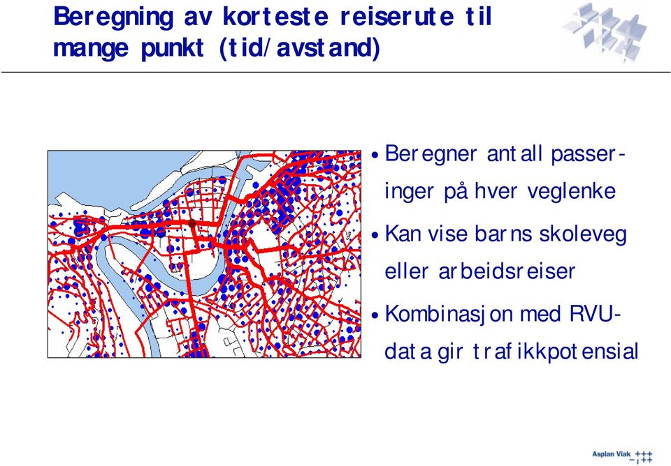 hver veglenke Kan vise barns skoleveg eller