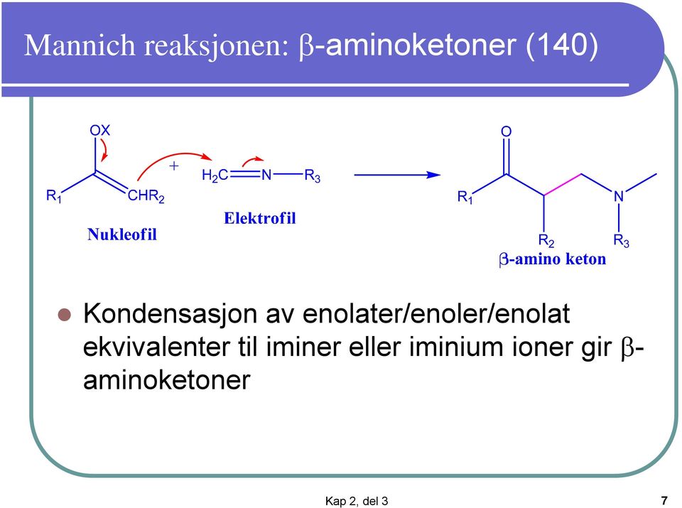 enolater/enoler/enolat ekvivalenter