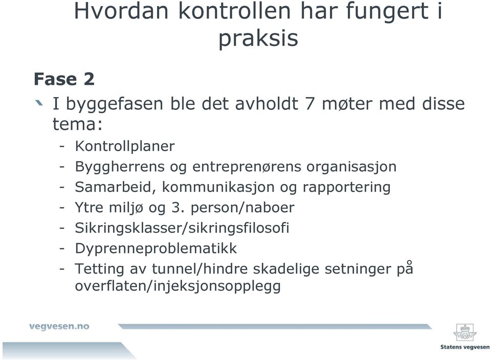 kommunikasjon og rapportering - Ytre miljø og 3.