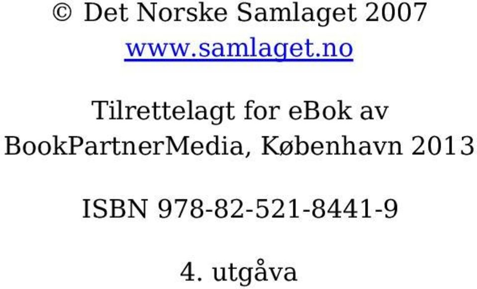 no Tilrettelagt for ebok av