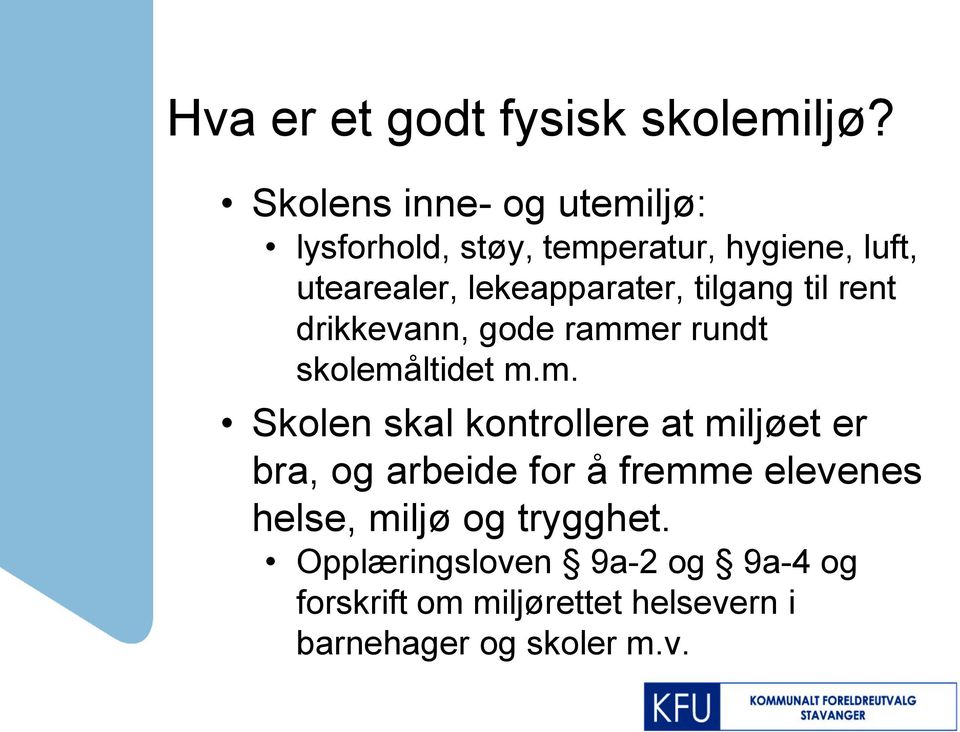 tilgang til rent drikkevann, gode ramm