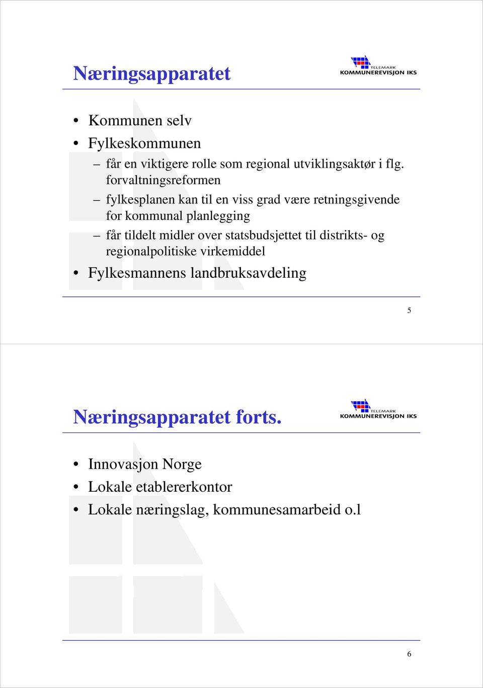 tildelt midler over statsbudsjettet til distrikts- og regionalpolitiske virkemiddel Fylkesmannens