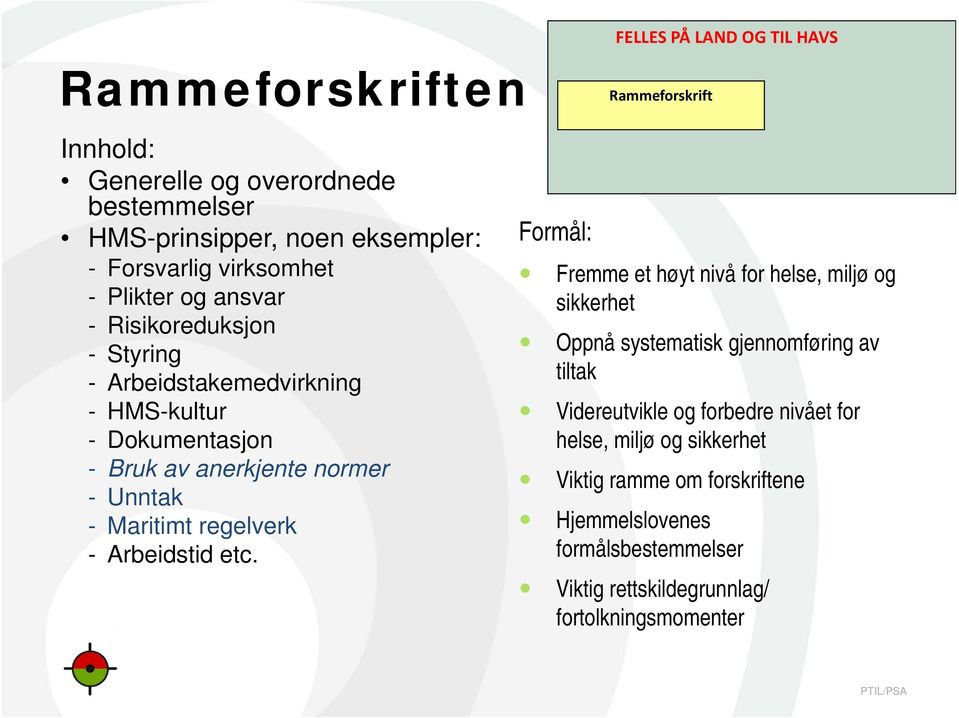 Maritimt regelverk - Arbeidstid etc.