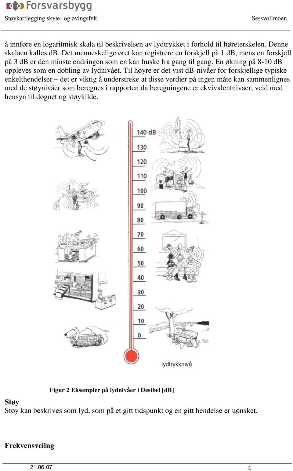 En økning på 8-10 db oppleves som en dobling av lydnivået.