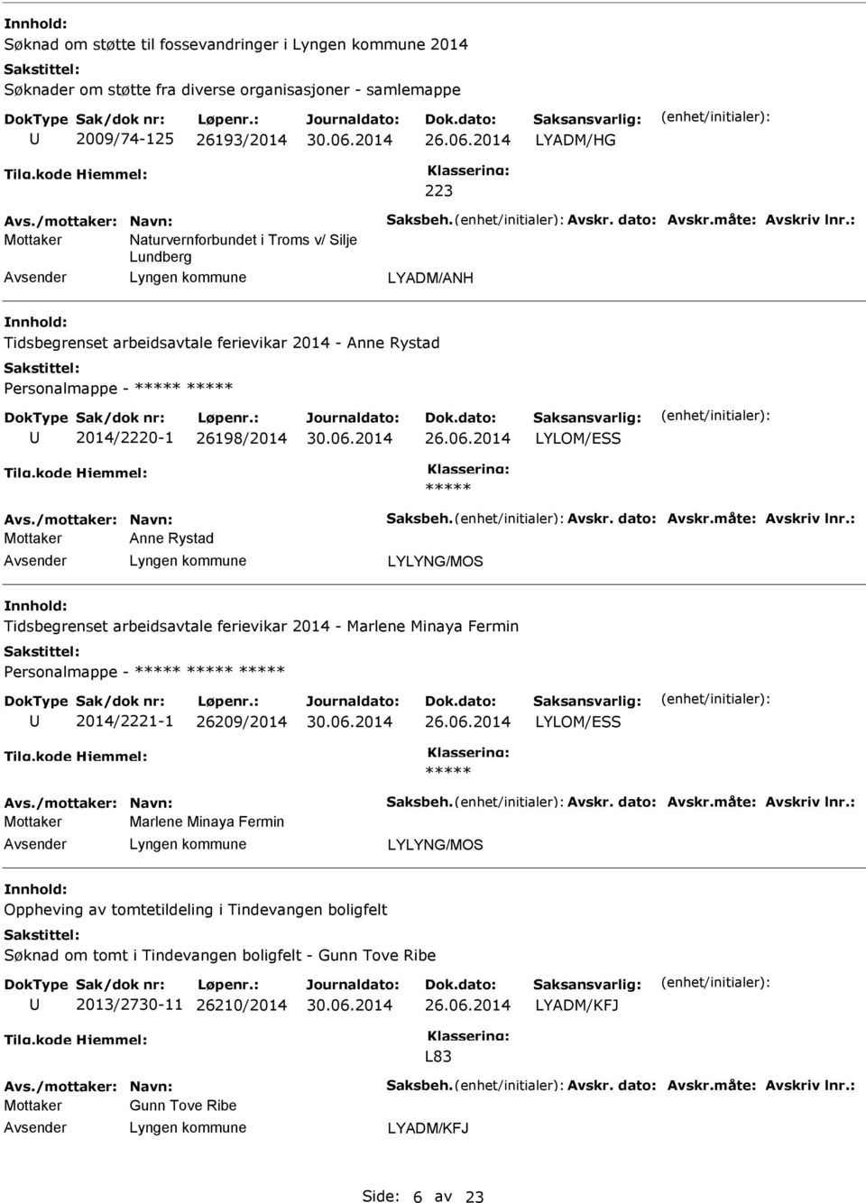 Rystad LYLYNG/MOS Tidsbegrenset arbeidsavtale ferievikar 2014 - Marlene Minaya Fermin ersonalmappe - 2014/2221-1 26209/2014 LYLOM/ESS Marlene Minaya Fermin