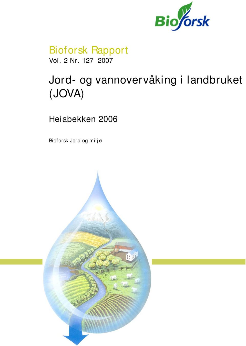 vannovervåking i landbruket