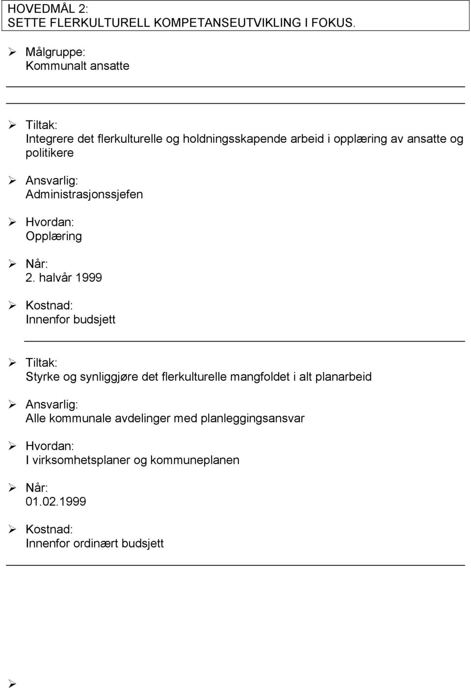 ansatte og politikere Administrasjonssjefen Opplæring 2.