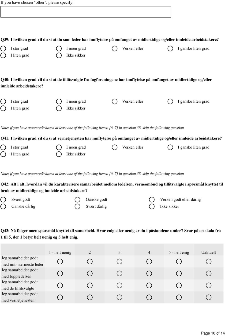 og/eller innleide arbeidstakere?