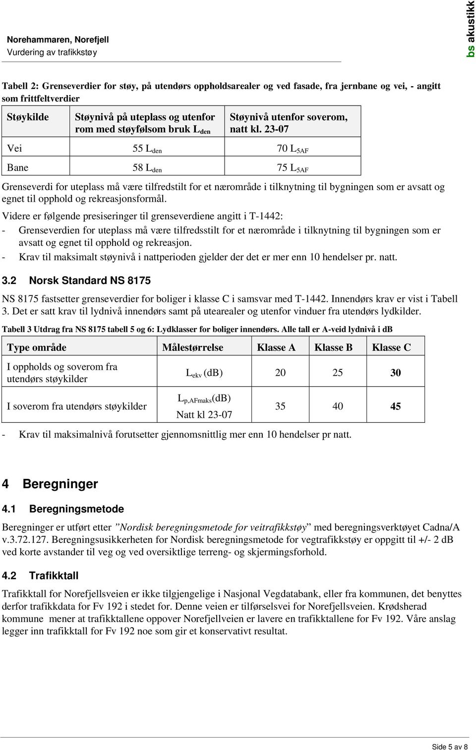 23-07 Vei 55 L den 70 L 5AF Bane 58 L den 75 L 5AF Grenseverdi for uteplass må være tilfredstilt for et nærområde i tilknytning til bygningen som er avsatt og egnet til opphold og rekreasjonsformål.