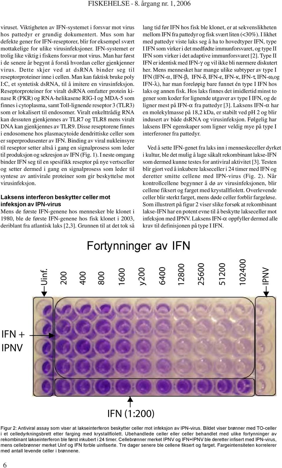 Man har først i de senere år begynt å forstå hvordan celler gjenkjenner virus. Dette skjer ved at dsrna binder seg til reseptorproteiner inne i cellen.