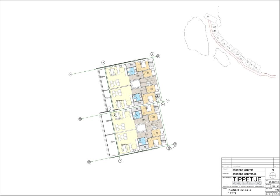 3,9 m² 7,3 m² 12,9 m² 13,3 m² R DO PROJK RIJO GJLDR ORBØ MRIIM IG.