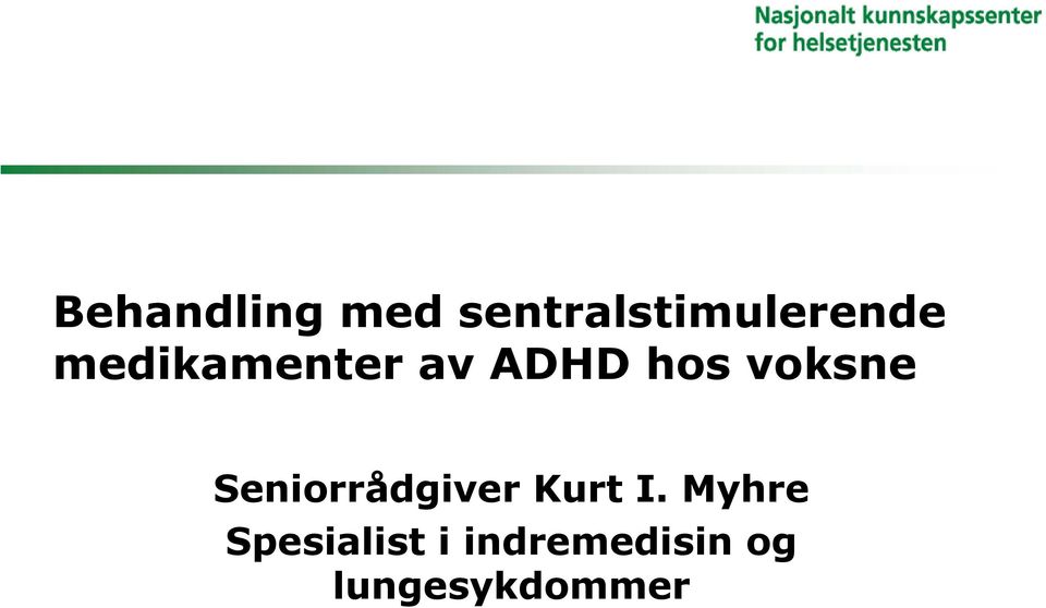 Seniorrådgiver Kurt I.