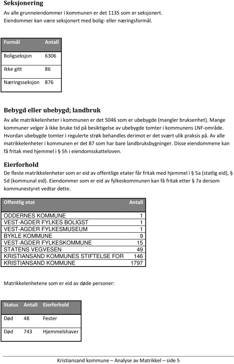 Mange kommuner velger å ikke bruke tid på besiktigelse av ubebygde tomter i kommunens LNF-område. Hvordan ubebygde tomter i regulerte strøk behandles derimot er det svært ulik praksis på.