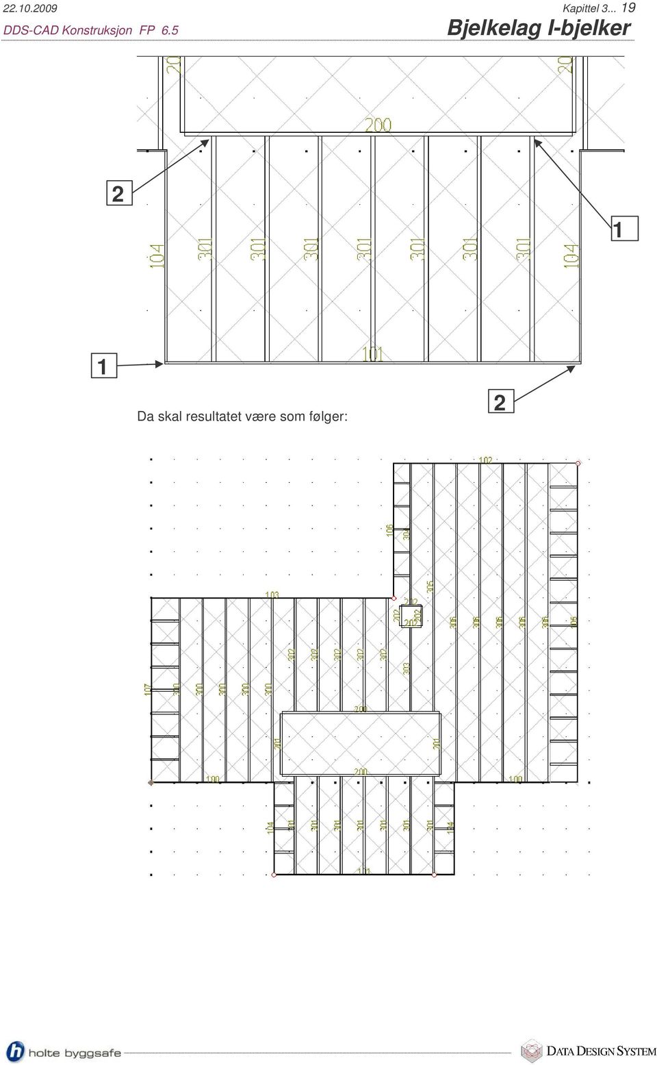 5 Bjelkelag I-bjelker 2 1 1